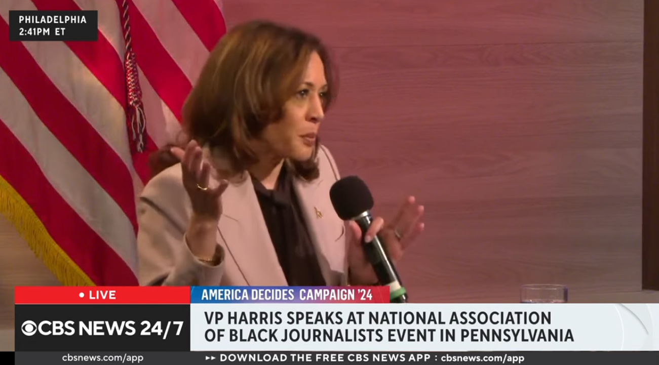 Kamala Harris Struggles To Answer Question On Economy In Rare Interview